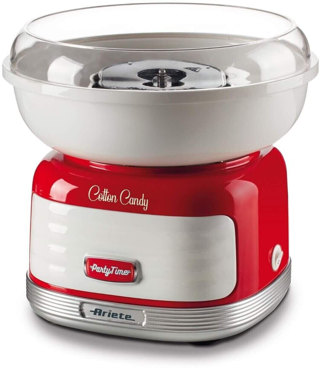 دستگاه پشمک ساز برقی آریته ایتالیا مدل Ariete Party Time 2973 | رنگ قرمز | طراحی کودکانه و عملکرد ساده برای مصرف خانگی